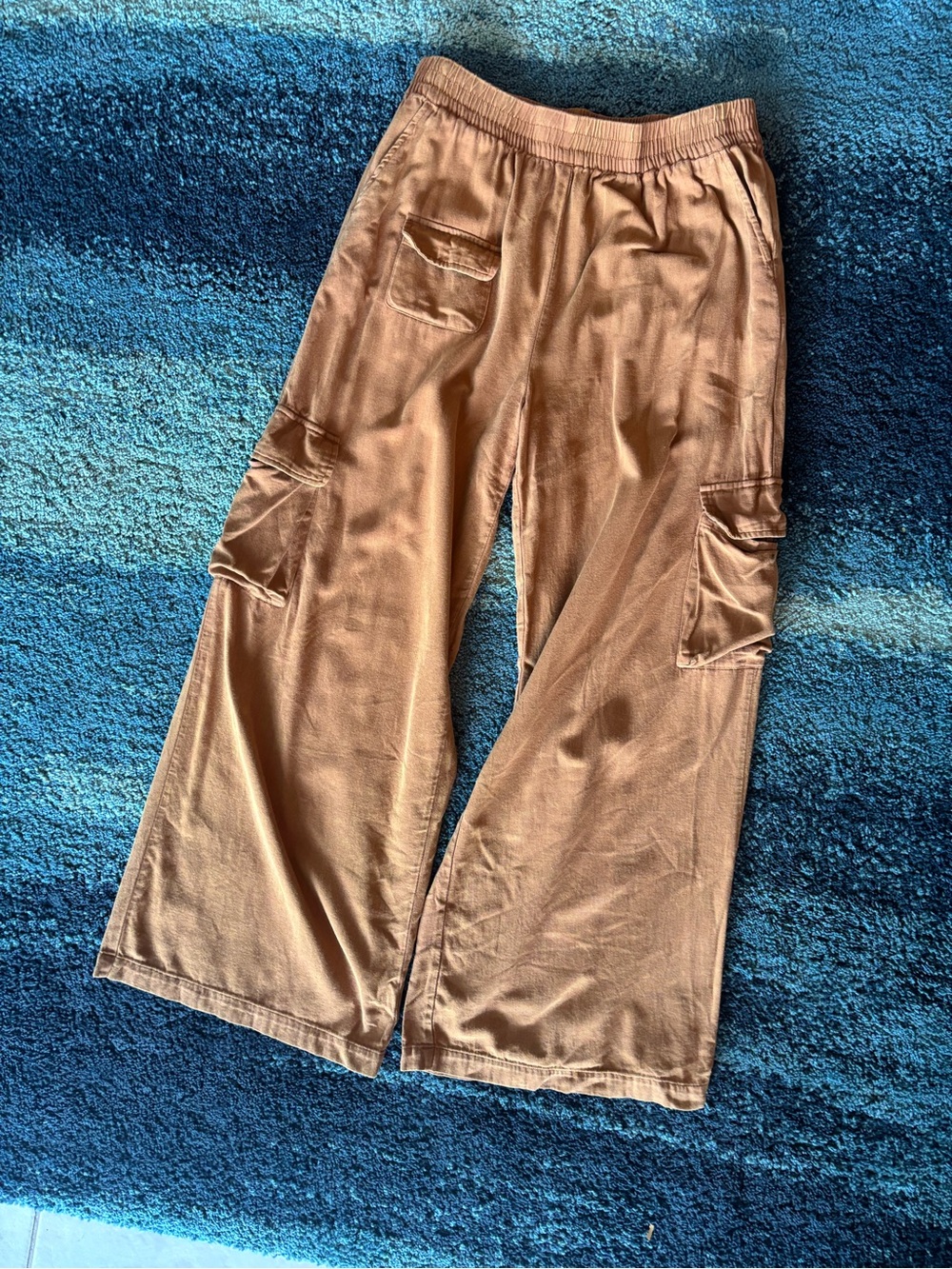 Ee:some 100% cotton lightweight khaki brown tan pants